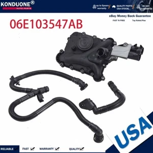 Car Oil Separator PCV Valve Vent Trim For 2011-2017 Audi A5 2010-2015 Q7 3.0L US - Picture 1 of 12