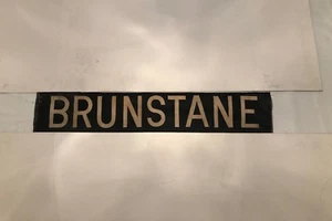 Edinburgh 291 Vintage Linen Destination Bus Blind 30” - Brunstane - Picture 1 of 6