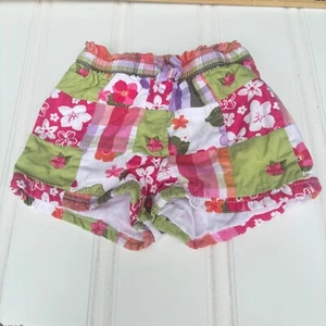 Gymboree Baby Mädchen Blumen Patchwork Shorts elastischer Bund 12-18M Surf Abenteuer - Bild 1 von 7