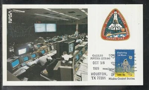 beautiful Photo Card NASA 1989 Space Shuttle, Rockets, Crew, (Intern 15 - Picture 1 of 1