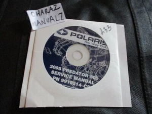 2005 POLARIS Predator 500 Service Manual on CD - Picture 1 of 1