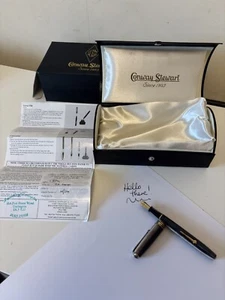 CONWAY STEWART Limited Ed “SANDSTONE” Fountain Pen Model 58 with 18ct Gold Nib M - Picture 1 of 17