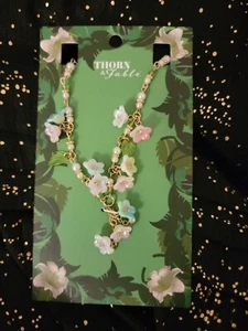 Multicolor Floral Necklace - Thorn & Fable - New in Package - Picture 1 of 3