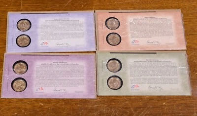Set of 4 2008 US Mint First Day Cover Presidential $ Sealed Cello Wrap (#294) - Image 1 of 2