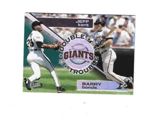 1998 Ultra Double Trouble #14 Barry Bonds Jeff Kent SAN FRANCISCO GIANTS - Picture 1 of 2