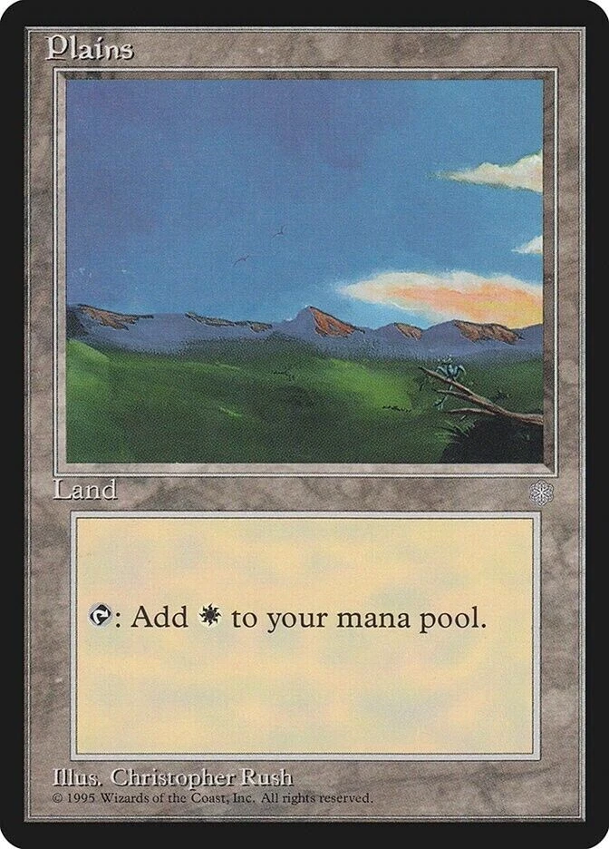 Magic The Gathering ICE AGE PLAINS A  MTG NM - Image 1 of 1