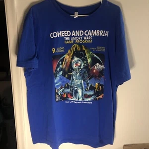 Coheed and Cambria The Amory Wars Game Program Shirt Adult XL Very Rare - Picture 1 of 4