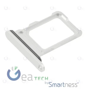Carrito COMPATIBLE Con Apple iPhone 15 Pro / Pro Max Slot DUAL SIM TRAY Blanco - Zdjęcie 1 z 2