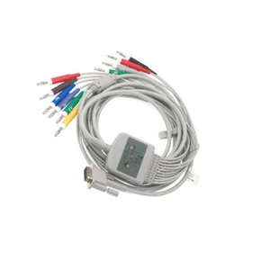 Compatible with Philip HP EKG ECG 10-lead Cable TC10/TC20 banana 4.0 - Picture 1 of 8