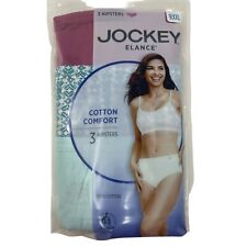 Jockey Women’s Size 8 XL Cotton Comfort Hipsters Underwear 3 pair