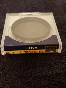 Used Hoya 52mm CIR-PL Filter TTL AF Camera Video - Picture 1 of 2