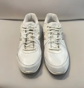 New Balance 411 Mens Size 11.5 White Casual Comfort Walking Sneakers MW411WT - Picture 1 of 17