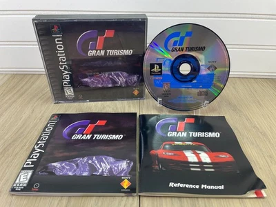 Grand Turismo PS1 (PlayStation 1, 1998) Black Label Complete CIB Very Good - Image 1 of 4