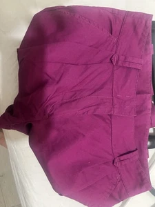Benetton Women’s Trousers Size 38 EU Beautiful Colour Fushia - Picture 1 of 11