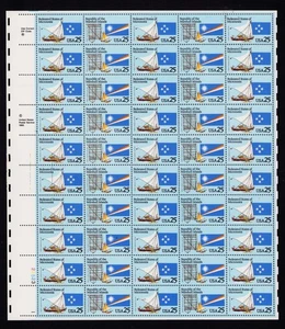 2506-2507 Marshallinseln, Mikronesien Bogen mit 50 25¢ Briefmarken postfrisch - Bild 1 von 4