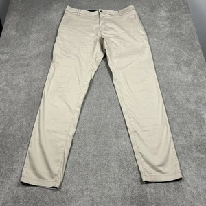 Birddogs Pants Mens 34x32 Khaki Tech Performance Golf Boom For Your Boomstick - Picture 1 of 9