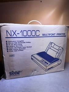 Star Micronics NX-1000C Multi-Font Printer, COMMODORE compatible, looks new - Picture 1 of 10