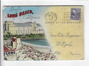 VINTAGE - POSTKARTENMAPPE - LONG BEACH, KALIFORNIEN - Bild 1 von 2