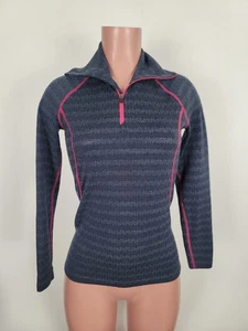 Ulvang Langarm Merinowolle 1/4 Reißverschluss Thermo Basisschicht Shirt Oberteil 50fifty Small - Bild 1 von 7