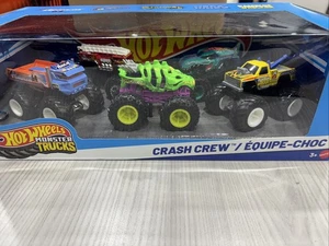 Hot Wheels Monster Trucks Crash Crew Diecast 1/64 5-Pack. 2025 - Picture 1 of 8