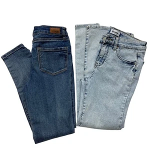 RSQ Girls Size 12 Mid Rise Ankle Cut Denim Stretch Jeans - Picture 1 of 7