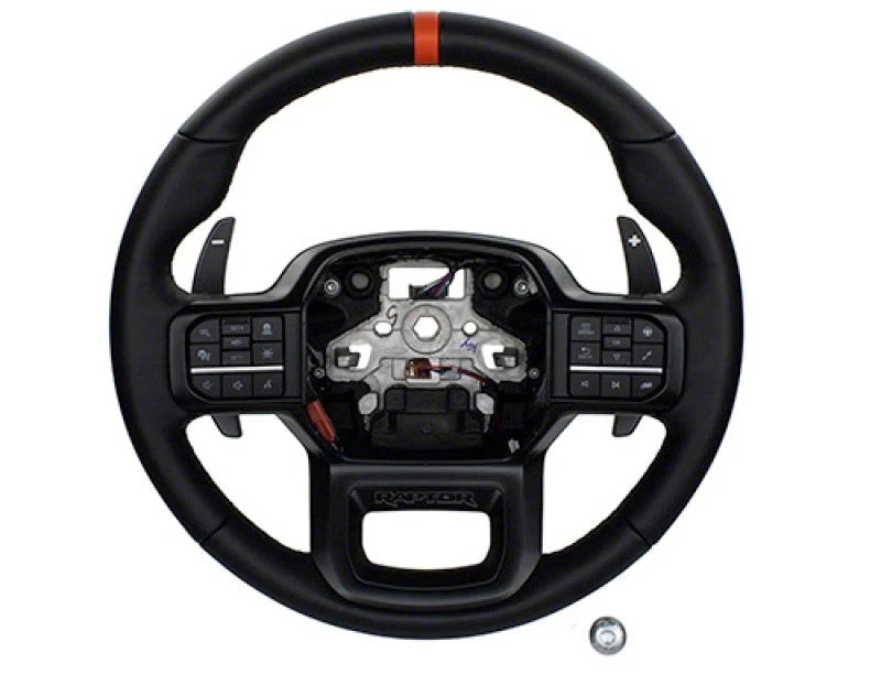 Ford Racing fits 2021+ F-150 Raptor Steering Wheel Kit - Black Foto 1 de 1