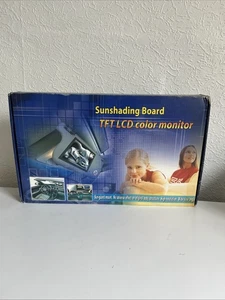 Sonnenschutz Platine Sonnenblendenhalterung 8" TFT LCD Monitor 2 Kanal Videoeingang - Bild 1 von 8