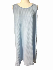 AI’MAGE | Vestido de encubrimiento de traje de baño waffle para mujer | Nuevo con etiquetas | XXL azul claro - Imagen 1 de 6