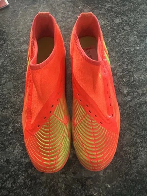 Zapatos de fútbol para hombre Adidas Predator Edge.3 FG rojo solar, GW1000, talla 7 Foto 1 de 4