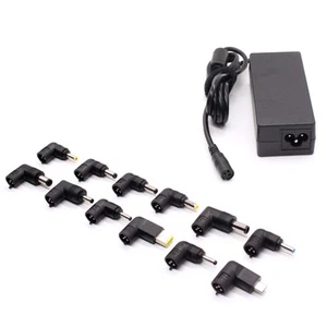 AJP 65WATT UNIVERSAL LAPTOP ADAPTER WITH 12 INTERCHANGEABLE CONNECTOR PINS - Zdjęcie 1 z 7