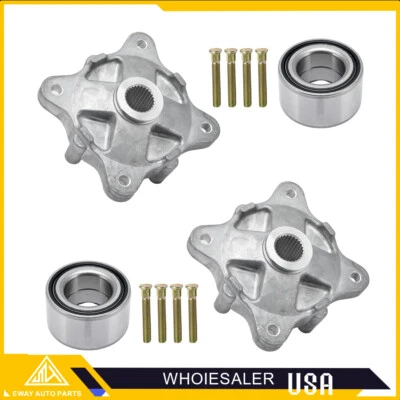 Buje de rueda trasera 2 piezas con cojinete para Polaris Sportsman Ranger RZR 500 600 700 800 Foto 1 de 4