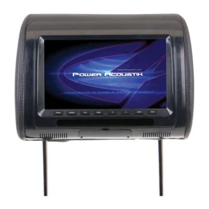 POWER ACOUSTIK H-91CC 9" 9 INCH LCD UNIVERSAL HEADREST MONITOR IR FM TRANSMITTER - Picture 1 of 3