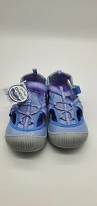 NIB OshKosh B’Gosh Machine Washable Girls MYLA-G Sandal Periwinkle Toddler Sz 11 - Picture 1 of 7