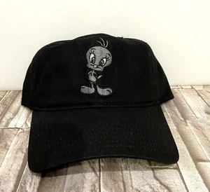 SOMBRERO DE BÉISBOL LOONEY TUNES TWEETY BIRD BORDADO Snapback negro blanco envío gratuito - Imagen 1 de 3