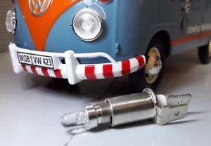 VW Splitscreen Bay 12V Dash Gauge Warning Light GLB281 BA7s LED Bulb & Holder - Picture 1 of 4
