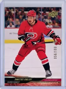 2024-25 Upper Deck Exclusives #39 Dmitry Orlov /100 - Carolina Hurricanes - Picture 1 of 2
