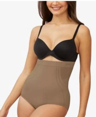 Maidenform 女式高腰内裤塑身衣无缝内衣 S 全新 — 第 1/4 张图片