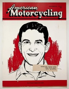 American Motorcycling December 1955 Magazine Brad Andres Triumph BMW AMA - Picture 1 of 9