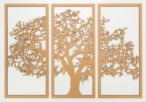 "IMPRESIONANTE ARTE DE PARED ""ROBLE"" (643 MM DE ALTO X 950 MM DE ANCHO) - Imagen 1 de 1