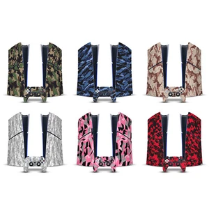 HEAD CASE CAMOUFLAGE VINYL SKIN AUFKLEBER FÜR PS5 SLIM DIGITAL KONSOLE & CONTROLLER - Bild 1 von 14