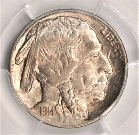 1914 Buffalo Nickel PCGS MS64 Nice! #CIH5 Cover