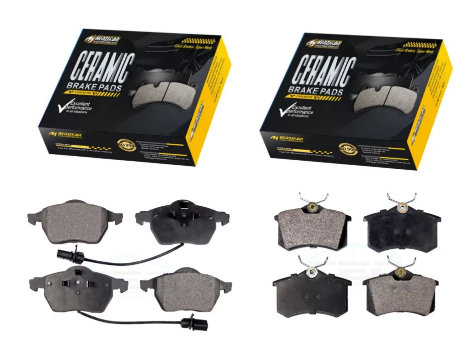 Kit pastillas freno cerámicas delanteras traseras para Volkswagen Passat Audi A4 Quattro A6 S6 Foto 1 de 4