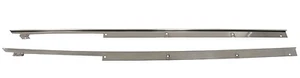 1963-1967 Corvette Door Window Molding Outer Trim Convertible Stainless Steel C2 - Picture 1 of 1