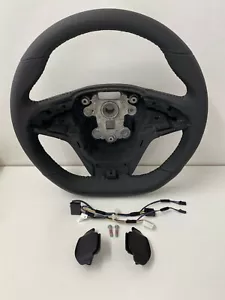 Genuine GM VF Commodore Leather Steering Wheel Kit with Paddle Shifters - Picture 1 of 10