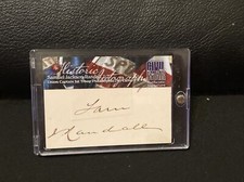 2022 HISTORIC AUTOGRAPHS CIVIL WAR SAMUEL JACKSON RANDALL CUT SIGNATURE AUTO /2