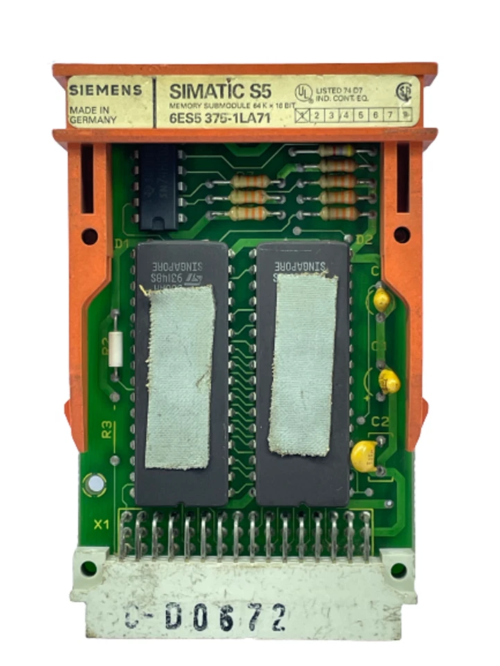 Siemens Simatic S5 6ES5 375-1LA71 Speicher Submodule 64K X 8 Bit Eprom - Bild 1 von 4