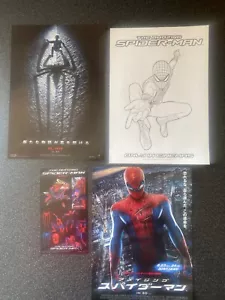 The AMAZING SPIDERMAN Spider-Man 3D Japan flyer x4 Andrew GARFIELD Emma STONE - Picture 1 of 8