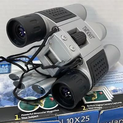 Vivitar Camera Binocular Combo Digital  10x25  LCD Display w/Box & Instructions - Image 1 of 4