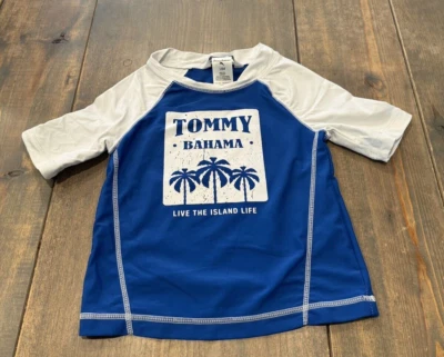 Tommy Bahama Living The Island Life Baby Boy’s 3/4 Sleeve Swimming Shirt Sz:18M - Image 1 of 4
