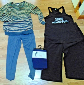 Maternity Wardrobe Mix n Match 5-pc Shirts Pants L-XL Duo Motherhood Ava - Picture 1 of 17